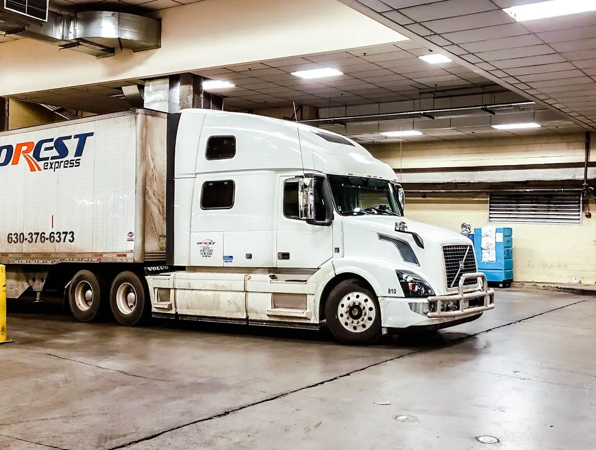 Loading docks used for OREST Express freight handling